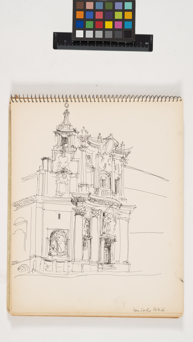 Skissbok
San Carlo alle Quattro Fontane