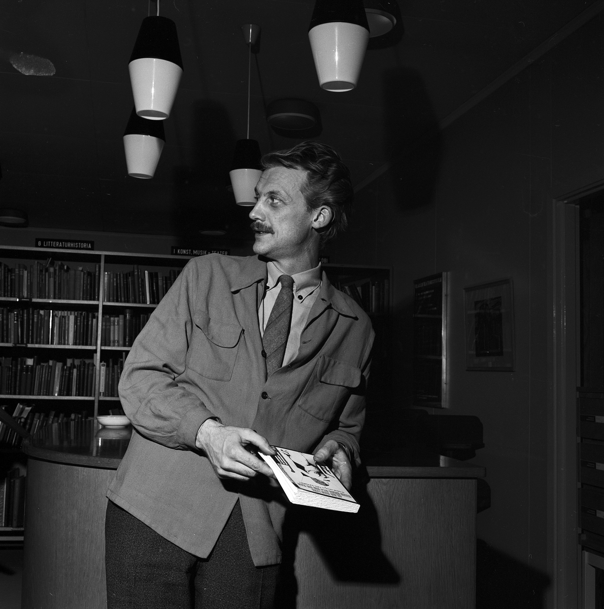 Författarafton med Kjell Sundberg i Tierp, Uppland 1970