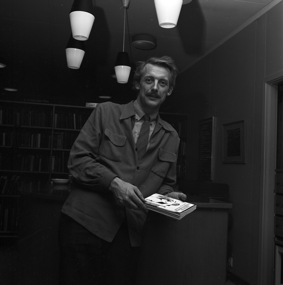 Författarafton med Kjell Sundberg i Tierp, Uppland 1970