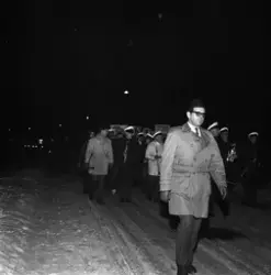 Fackeltåg för miljön, Tierp, Uppland 1970