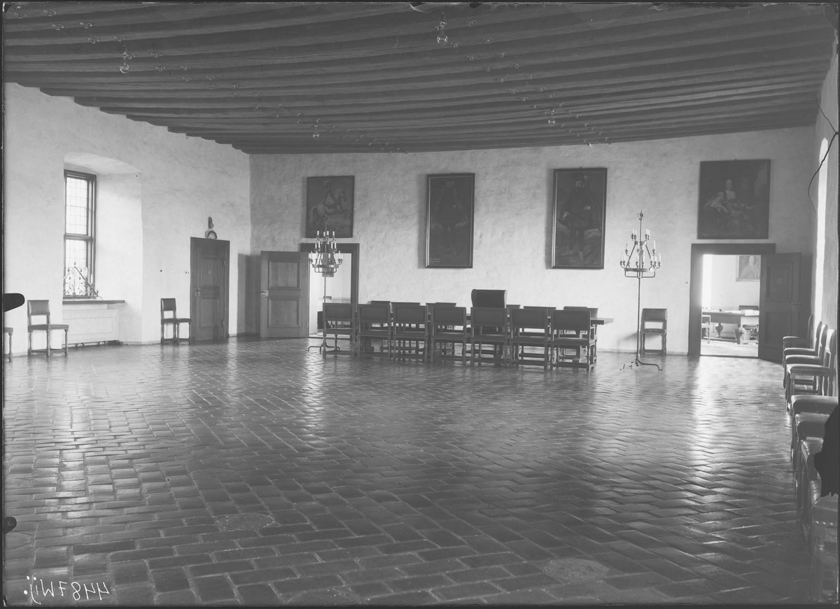 Rikssalen på Västerås slott 1929