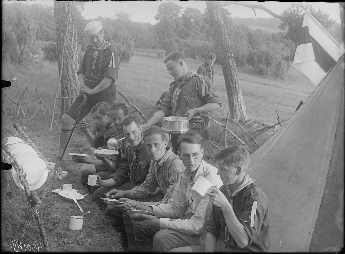NTO:s scoutläger i Västerås 1929