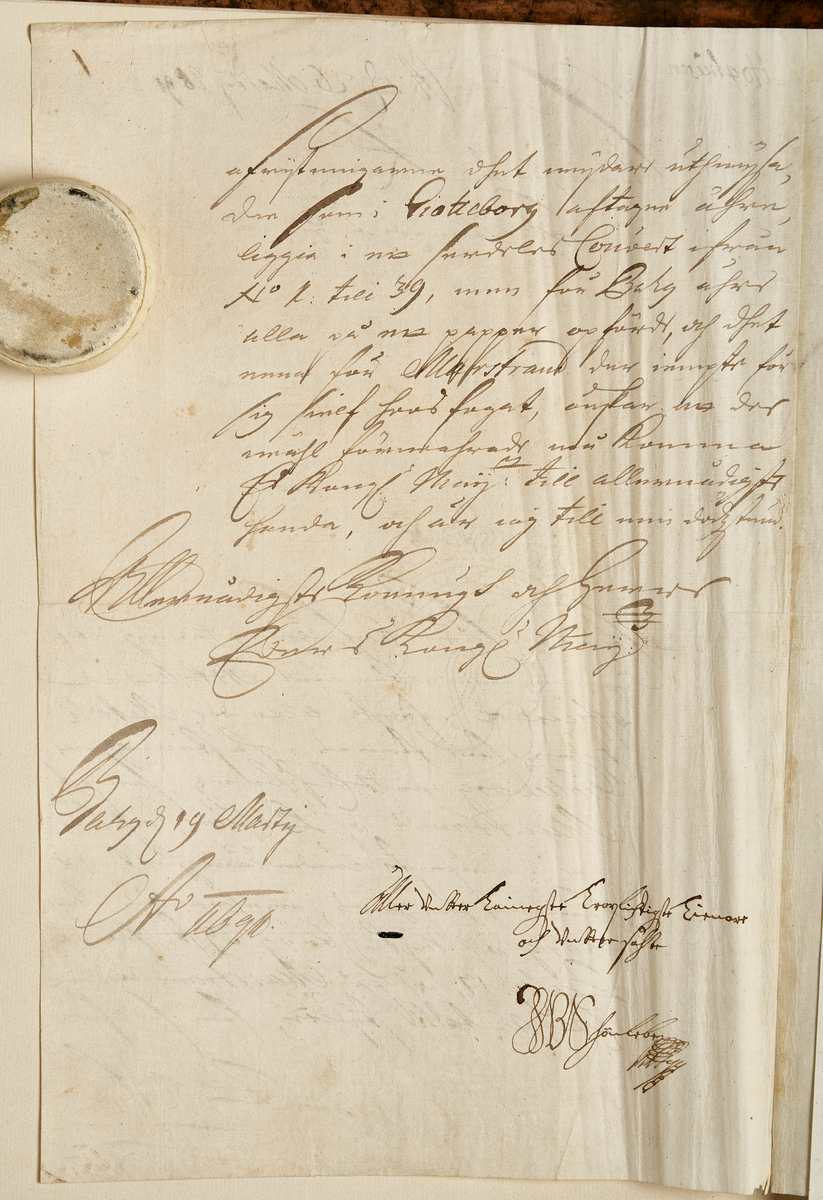 Avbildning av eldrör ur en inventering av artilleribestyckningen vid fästningarna i Ingermanland: Narva, Iwanogorod, Nyen, Nöteborg och Kexholm. Sammanställd 1670–1671.