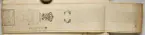 Avbildning av ett eldrör ur en inventeringsvolym som dokumenterar artilleribestyckningen vid fästningarna i Göteborg, Älvsborg, Marstrand och Bohus. Inventeringen sammanställdes den 26 mars 1691.