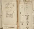 Avbildning av eldrör ur en inventeringsvolym som dokumenterar artilleribestyckningen vid fästningarna i Göteborg, Älvsborg, Marstrand och Bohus. Inventeringen sammanställdes den 26 mars 1691.