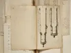 Avbildning av eldrör ur en inventeringsvolym som dokumenterar artilleribestyckningen vid fästningarna i Göteborg, Älvsborg, Marstrand och Bohus. Inventeringen sammanställdes den 26 mars 1691.