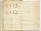 Avbildning av eldrör från fästningen i Narva, ur en volym som dokumenterar artilleritroféer i fästningarna i Ingermanland och Kexholm, daterad 1691.