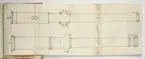Avbildning av eldrör från fästningen i Kexholm, ur en volym som dokumenterar artilleritroféer i fästningarna i Ingermanland och Kexholm, daterad 1691.