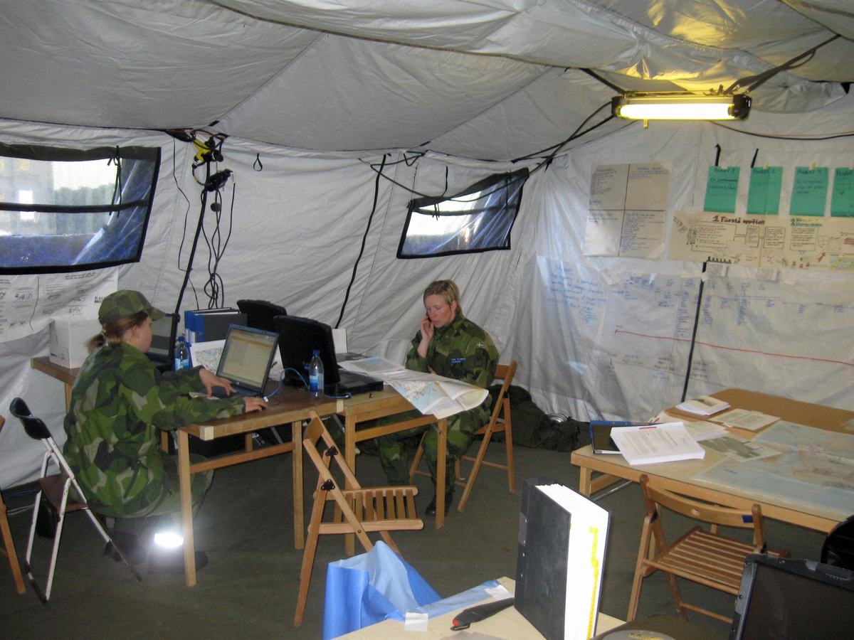 Förbandsövning vid Trängregementet 2010