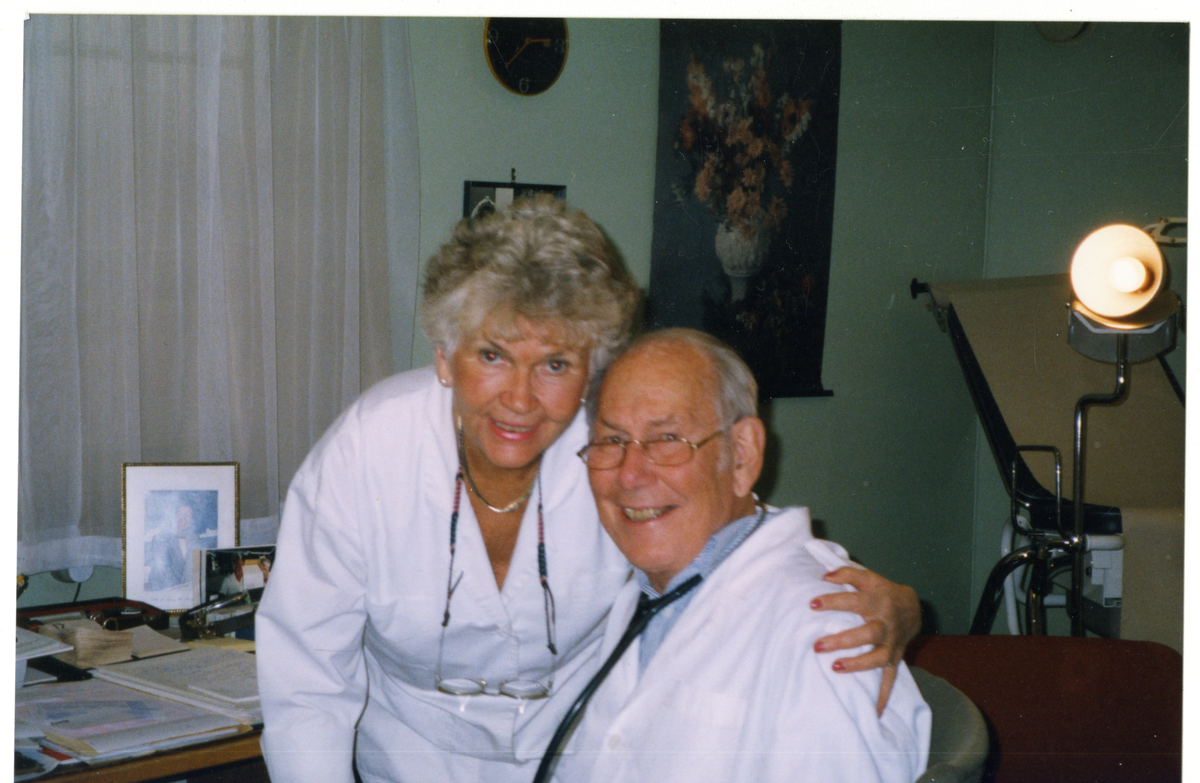 Paul og Gerd Grøndahl ved Aurdal legekontor