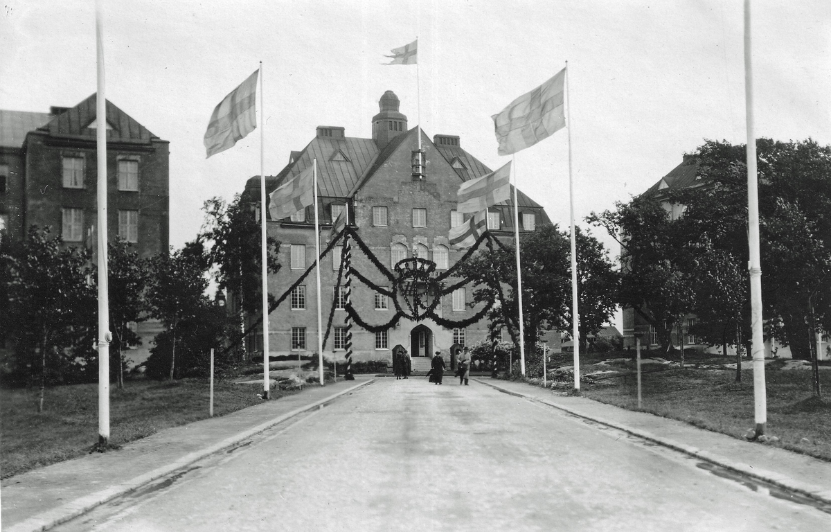 Västgöta regemente 1927. Kanslihuset.