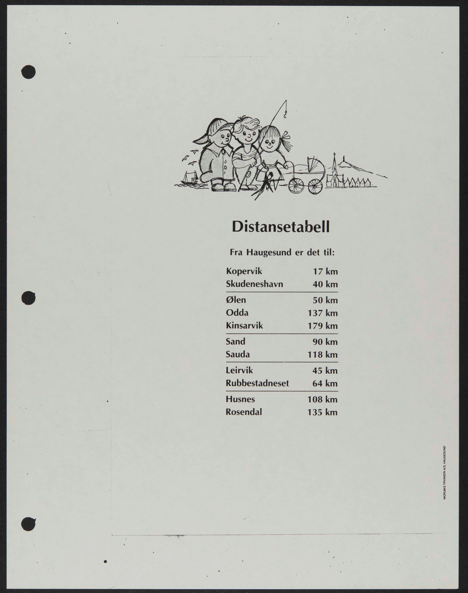 Hefte med bilder og informasjon knyttet til Cleng Peerson og hans fødested, Tysvær