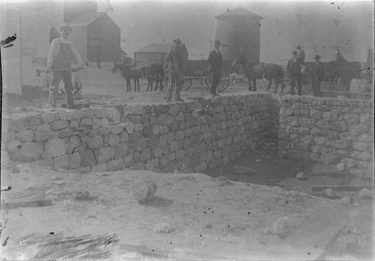 Fra Reier Reistads farm i North Dakota, ca. 1912.