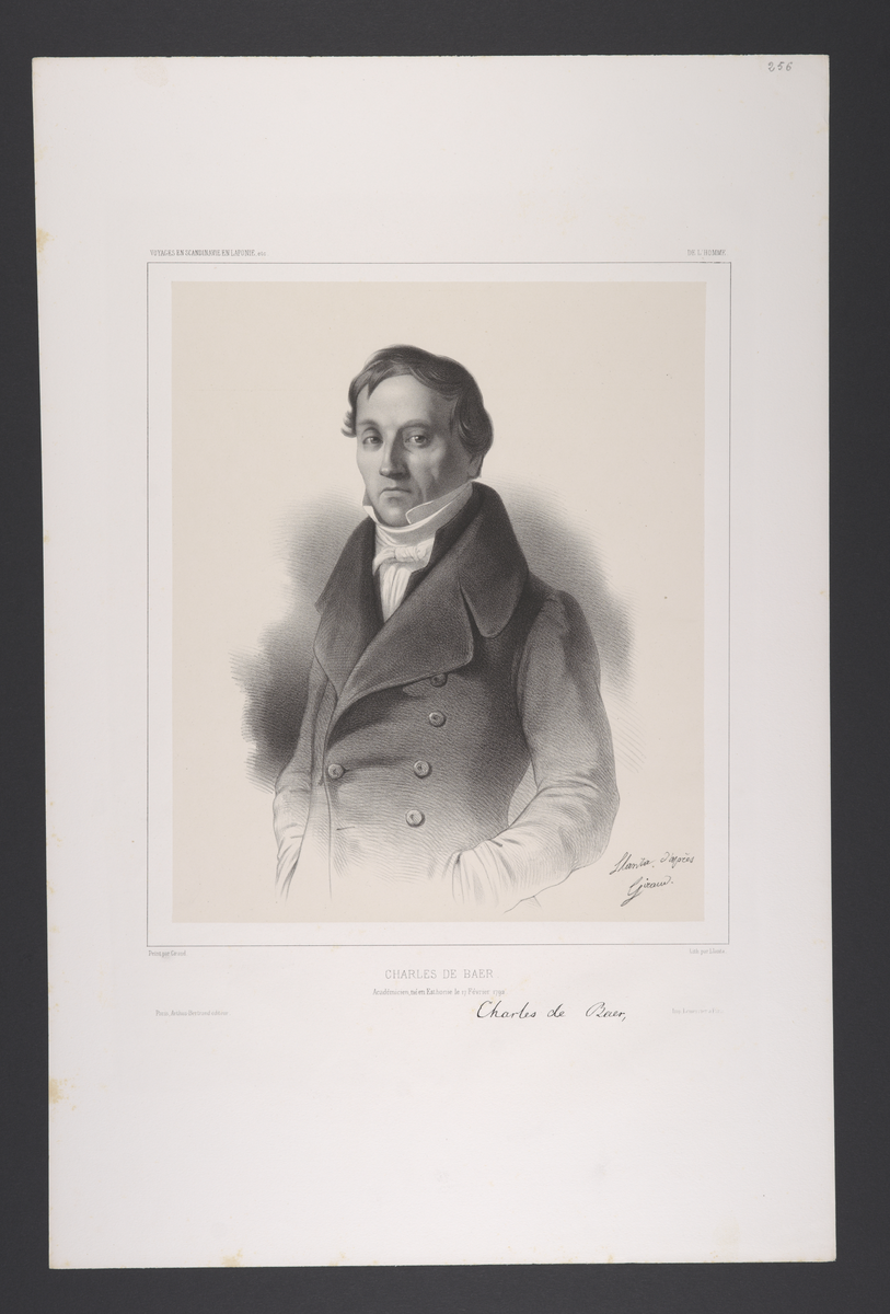 Portrett av Charles de Baer, estisk vitenskapsmann.