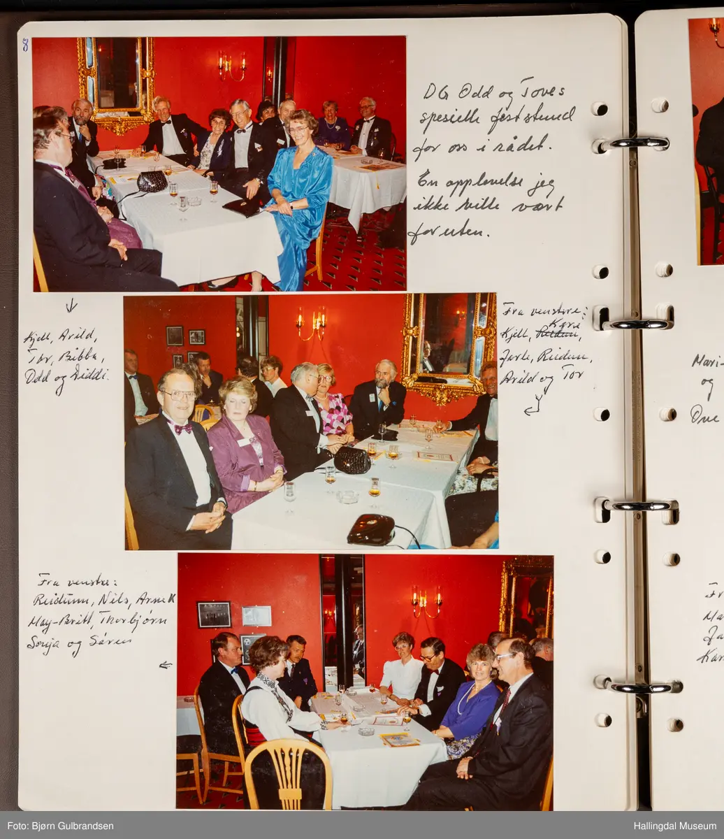 Et brunt album med 80 sider med tekst og bilder. Laget av Lions Club Nesbyen.   