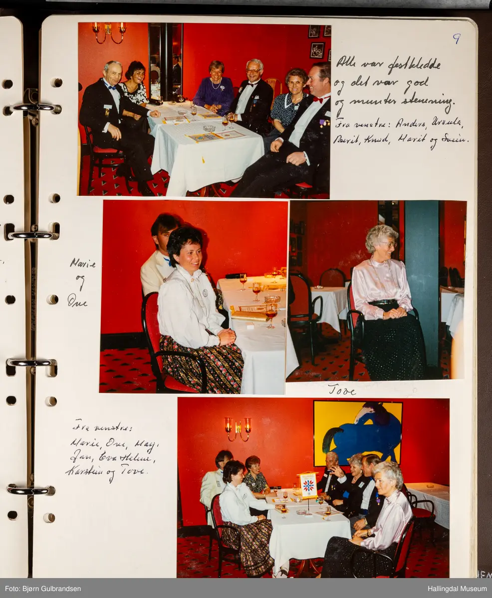 Et brunt album med 80 sider med tekst og bilder. Laget av Lions Club Nesbyen.   