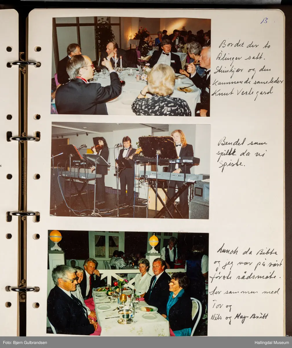 Et brunt album med 80 sider med tekst og bilder. Laget av Lions Club Nesbyen.   
