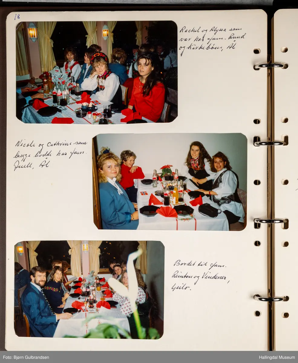 Et brunt album med 80 sider med tekst og bilder. Laget av Lions Club Nesbyen.   