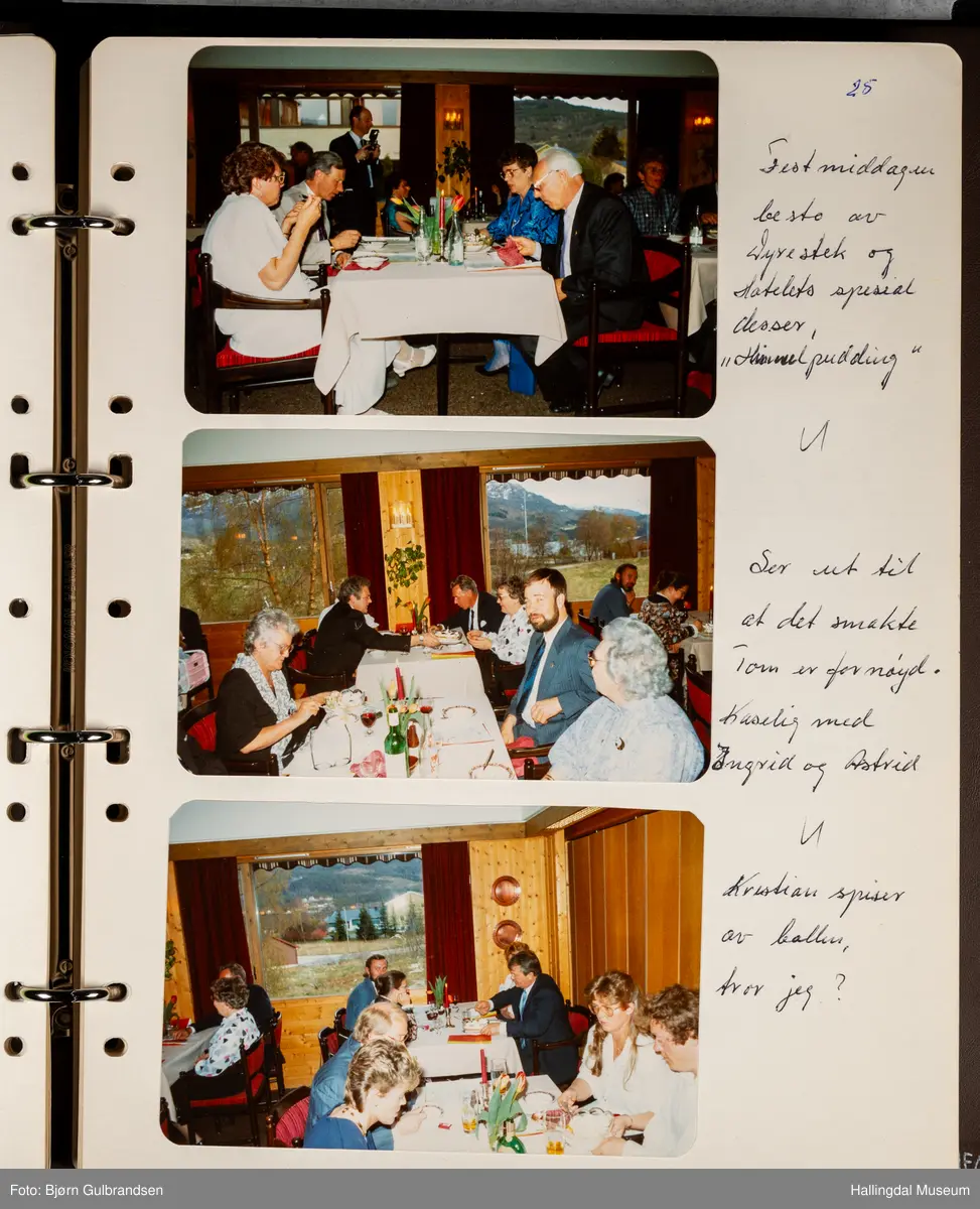 Et brunt album med 80 sider med tekst og bilder. Laget av Lions Club Nesbyen.   
