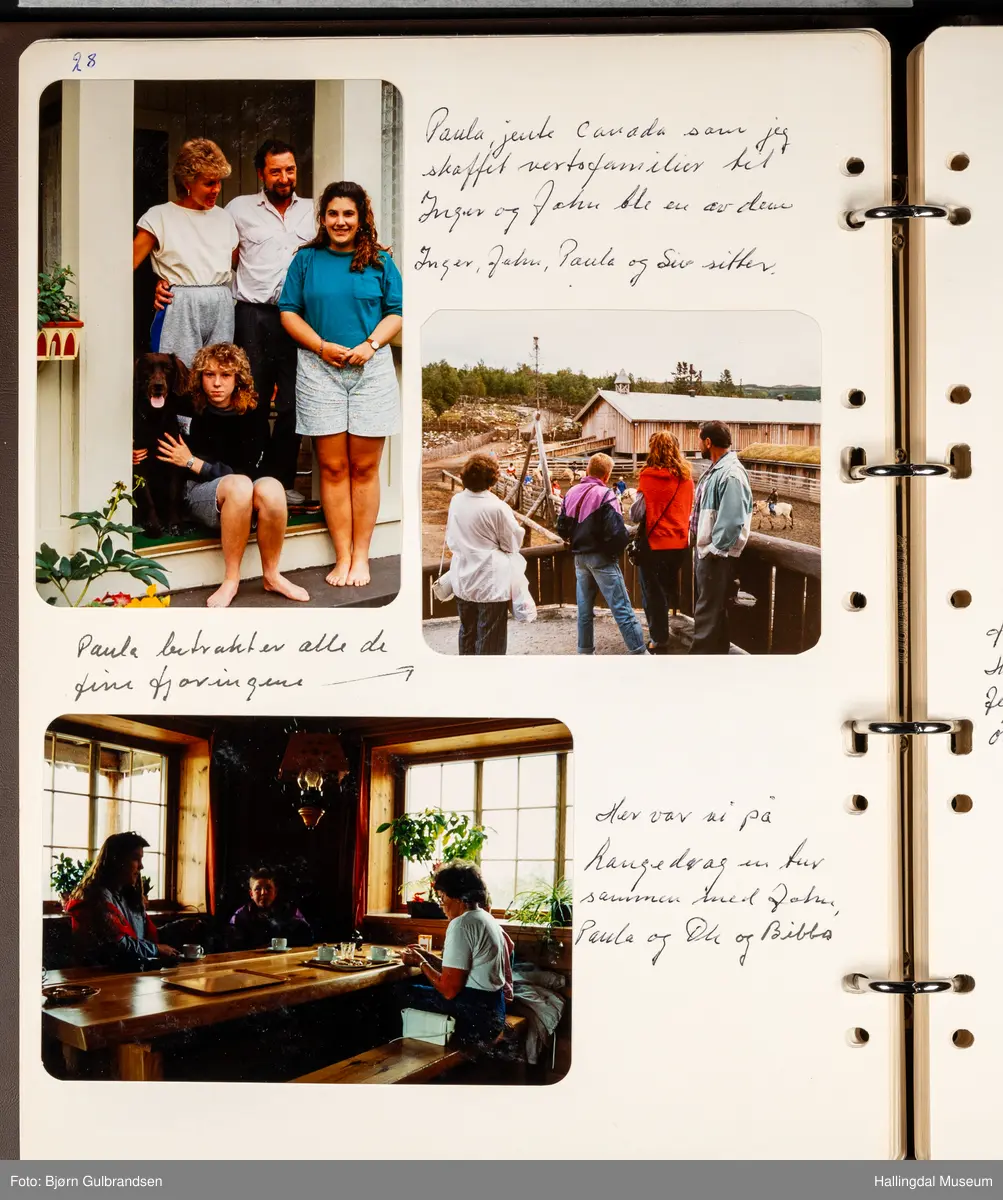 Et brunt album med 80 sider med tekst og bilder. Laget av Lions Club Nesbyen.   