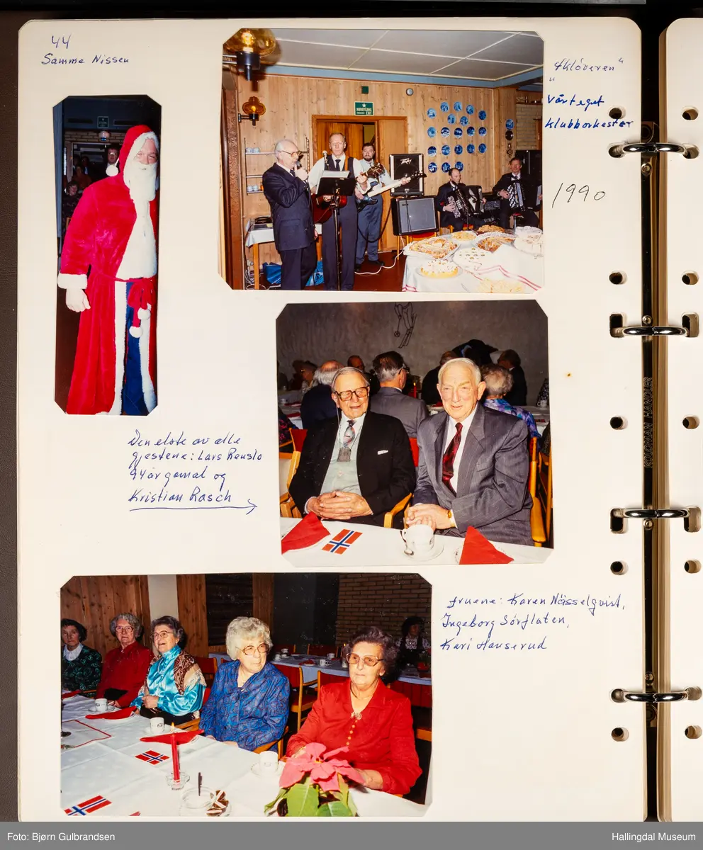 Et brunt album med 80 sider med tekst og bilder. Laget av Lions Club Nesbyen.   