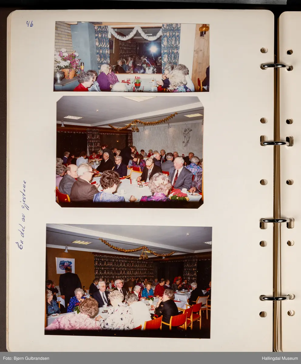 Et brunt album med 80 sider med tekst og bilder. Laget av Lions Club Nesbyen.   