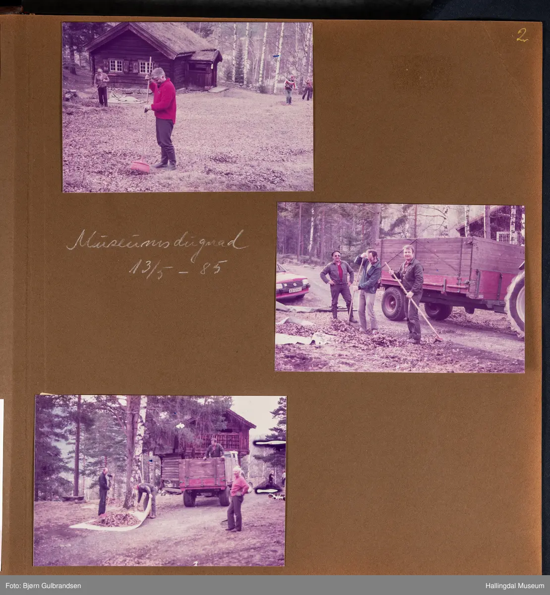 Et brunt læralbum med 74 sider med tekst og bilder. Laget av Lions Club Nesbyen.   