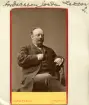 Jordan Andersson i Linköpingsfotografen Maria Tesch ateljé omkring år 1885. Från 1871 i tjänst som adjunkt och sedermera lektor i modersmål och historia vid stadens läroverk. Enligt uppgift även i befattning som folkskoleinspektör. Avliden som ogift sommaren 1887 under vistelse i sin födelsebygd Blomskog i Värmland. Efter tillstånd begraven där den sista juli.