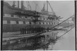 Linjeskeppet Stockholm vid
1900-talets början