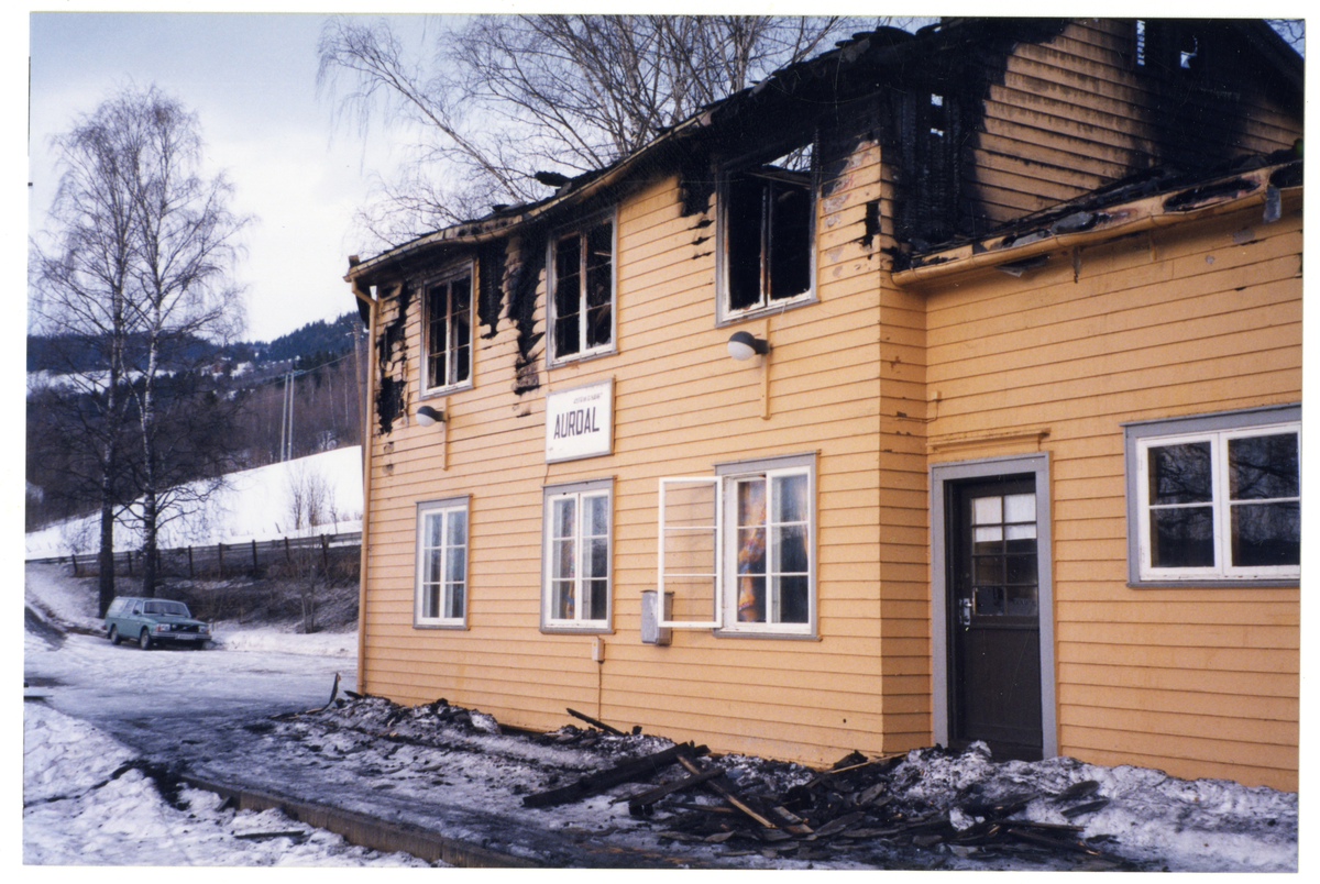 Brannen på Aurdal stasjon, 1999