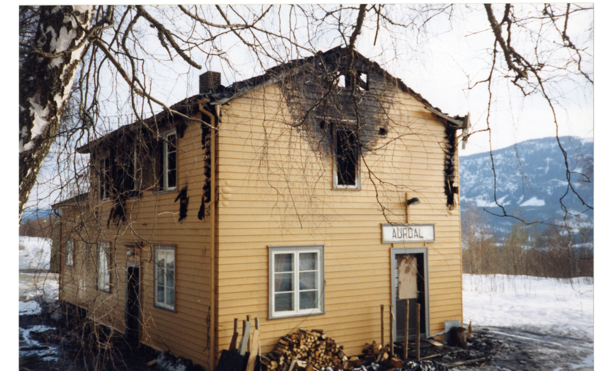 Brannen på Aurdal stasjon, 1999