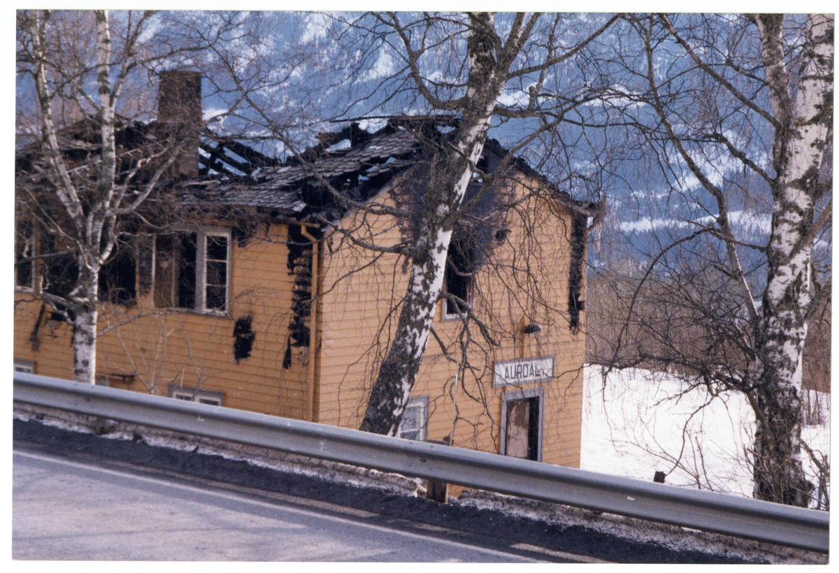 Brannen på Aurdal stasjon, 1999