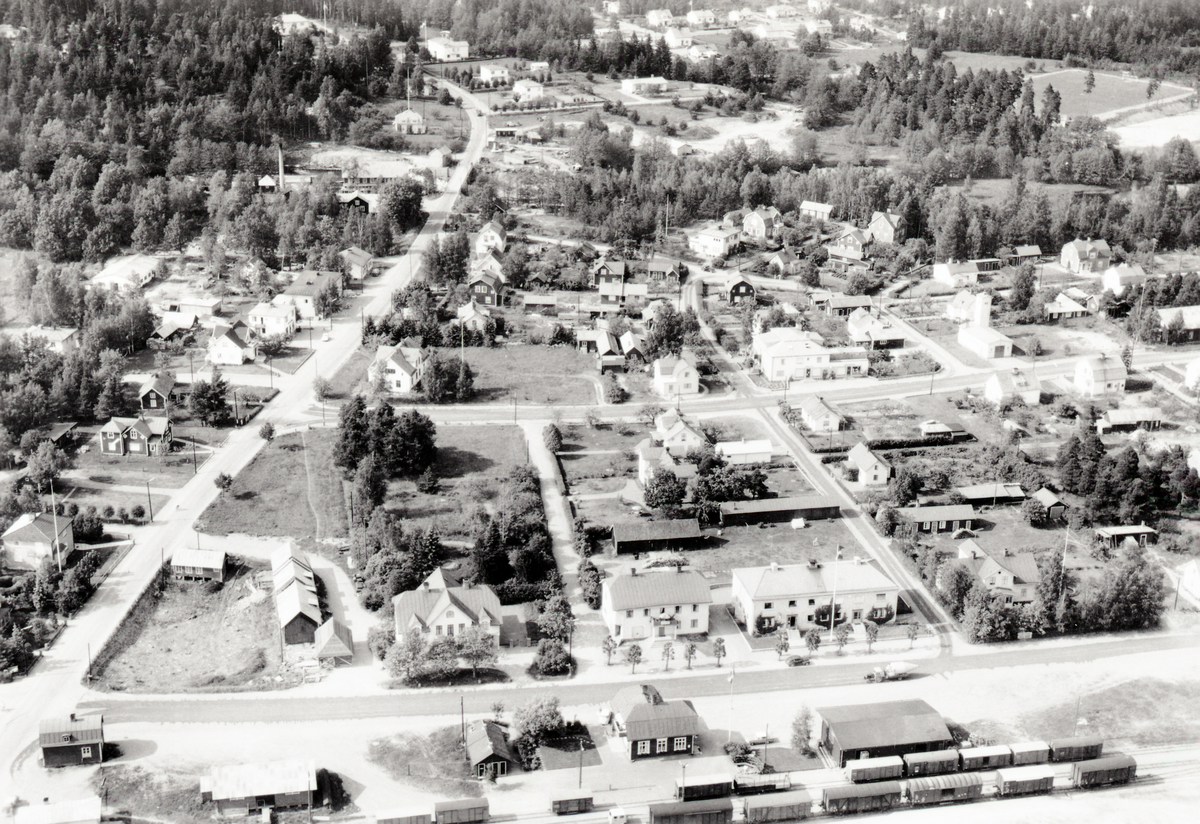 Flygfoto över Järnforsen.