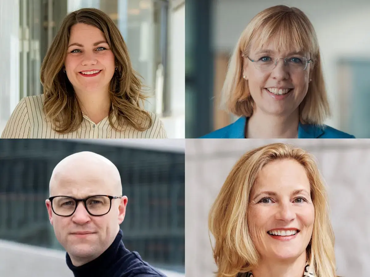 Pressefotoar av Marianne Wilhelmsen, Åse Wetås, Peder Lofnes Hauge og Unn Røyneland.