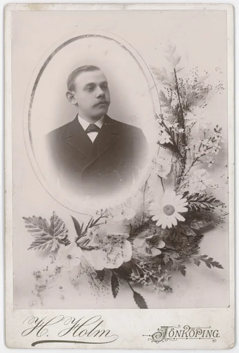 Porträtt på Stephen Norström år 1892, Jönköping.