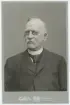 Porträtt på Stadsingenjör Carl Nordström Född och död i Jönköping År 1836 till 1907.