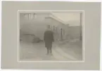 Porträtt på Stadsingenjör Carl Nordström Född och död i Jönköping År 1836 till 1907. Fotograferad på Gasverksgården i Jönköping.