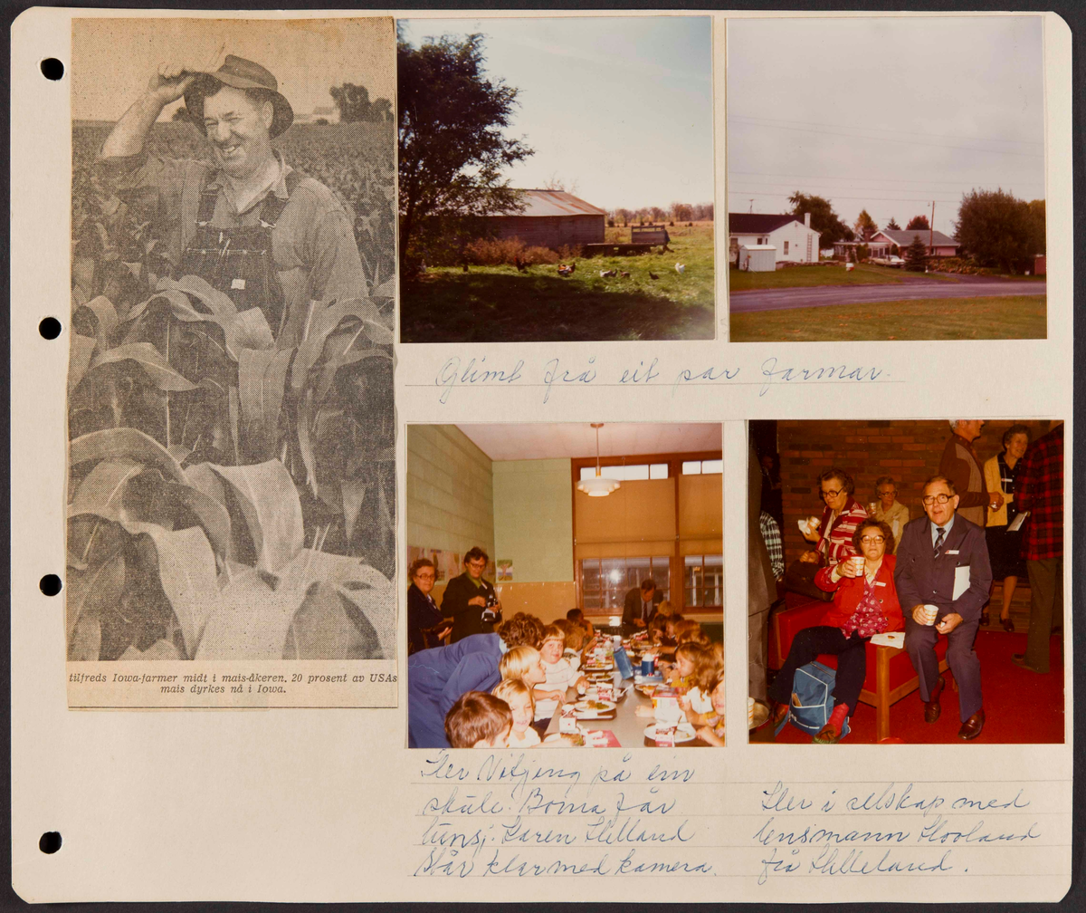 Album fra USA-reise i 1975 i forbindelse med 150-årsmarkering for norsk utvandring til USA. Albumet inneholder fotografier, reiserute, avisutklipp og tekster