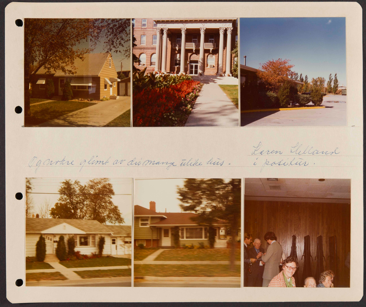 Album fra USA-reise i 1975 i forbindelse med 150-årsmarkering for norsk utvandring til USA. Albumet inneholder fotografier, reiserute, avisutklipp og tekster