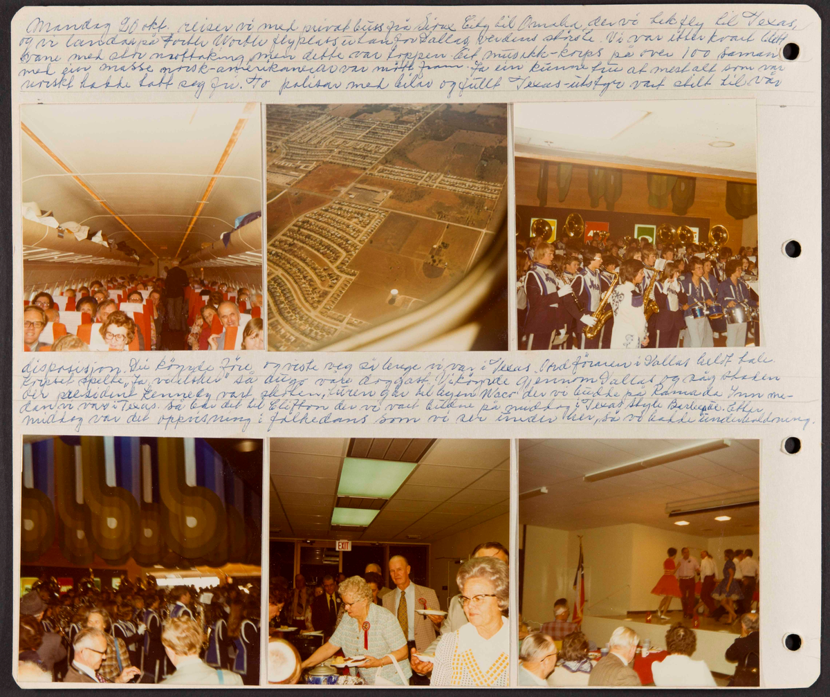 Album fra USA-reise i 1975 i forbindelse med 150-årsmarkering for norsk utvandring til USA. Albumet inneholder fotografier, reiserute, avisutklipp og tekster