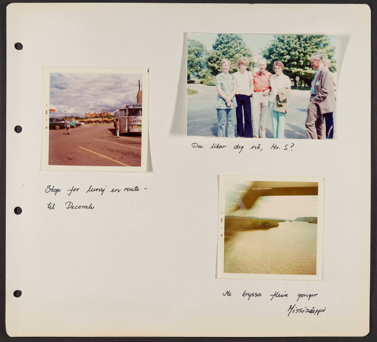 Album som dokumenterer reise til USA i 1972 "I Cleng Peersons fotspor". Albumet inneholder fotografier, reiserute, program, diverse brosjyrer, avisutklipp og tekster