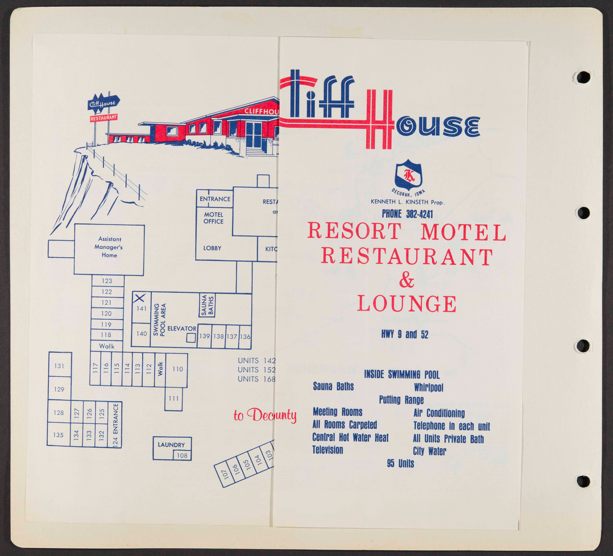 Album som dokumenterer reise til USA i 1972 "I Cleng Peersons fotspor". Albumet inneholder fotografier, reiserute, program, diverse brosjyrer, avisutklipp og tekster