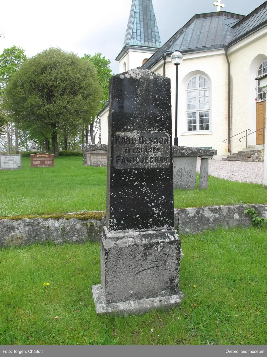 Axberg kyrkogård Inventering av kulturhistoriskt värdefulla gravvårdar 2015, Kvarter H.