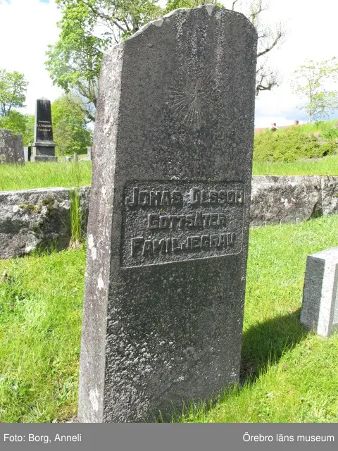 Axberg kyrkogård Inventering av kulturhistoriskt värdefulla gravvårdar 2015, Kvarter I.
