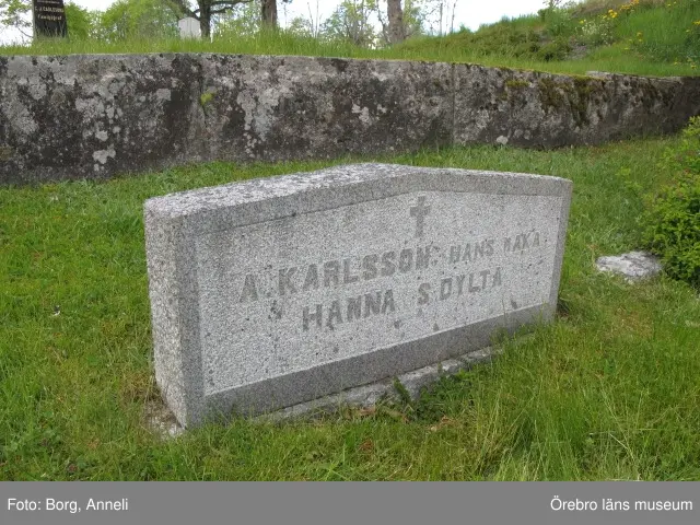 Axberg kyrkogård Inventering av kulturhistoriskt värdefulla gravvårdar 2015, Kvarter I.