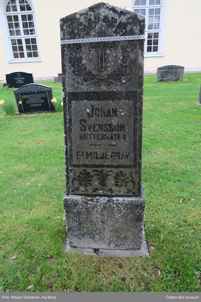 Axberg kyrkogård Inventering av kulturhistoriskt värdefulla gravvårdar 2015, Kvarter F.