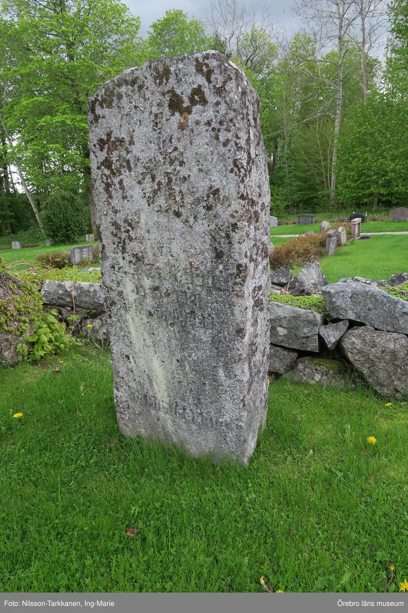 Axberg kyrkogård Inventering av kulturhistoriskt värdefulla gravvårdar 2015, Kvarter M.