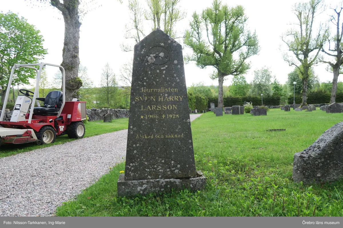 Axberg kyrkogård Inventering av kulturhistoriskt värdefulla gravvårdar 2015, Kvarter O.
