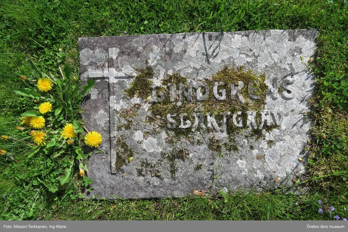 Axberg kyrkogård Inventering av kulturhistoriskt värdefulla gravvårdar 2015, Kvarter M.