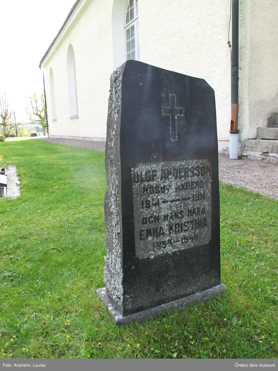 Axberg kyrkogård Inventering av kulturhistoriskt värdefulla gravvårdar 2015, Kvarter F.